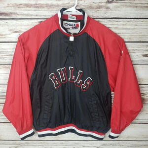 Chalk Line Vtg 90s Chicago Bulls Lg Windbreaker